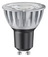 GU10 6,5W dimbar LED-pære - 10°, 500lm, 2700K, sølv finish