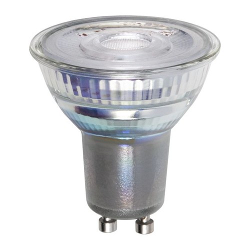 GU10 5,5W DimToWarm LED-pære - 450lm, 2200K-2700K, dimbar, 38 grader, glass