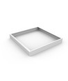 Ramme til 60x60 LED panel - Samlesett, hvit kant