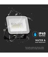 20W V-Tac Slimline LED-lyskaster - Samsung LED-chip, sort hus, IP65 utendørs