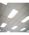 120x30 bakbelyst LED-panel, 40W - 120lm/W, CREE-chip, 6 års garanti, hvit kant