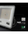 50W LED lyskaster 6 års garanti - CCT 3-i-1, CREE chip, Slimline serien