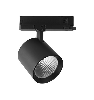 V-Tac 36W 3-fas skinnespot - CREE chip, 4000K, sort, 6 års garanti