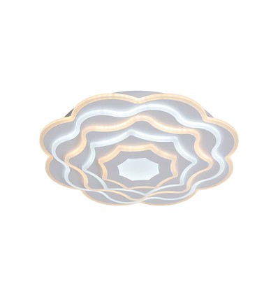 V-Tac 100W LED taklampe dimbar CCT - Hvit, inkl. fjernkontroll, 3-i-1 fargebytte