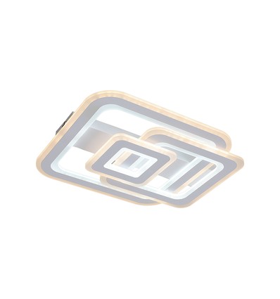 V-Tac 80W LED taklampe - CCT 3-i-1, dimbar, hvit, inkl. fjernkontroll