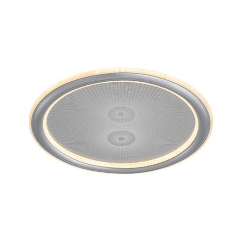 V-Tac 50W LED taklampe dimbar - CCT 3-i-1, grå, inkl. fjernkontroll