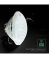 12W PAR56 LED-bassengpære med fjernkontroll - RGB, IP68