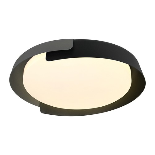 48W LED taklampe med fjernkontroll - 3-i-1 CCT, dimbar, Ø50cm, sort/grå design