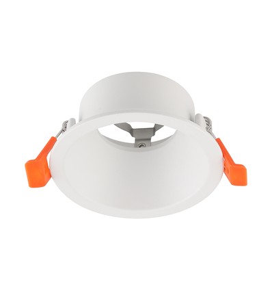 GU10 Downlight, blendingsfri - Rund, hvit, Deep Anti Glare, uten lyskilde