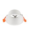 GU10 Downlight, blendingsfri - Rund, hvit, Deep Anti Glare, uten lyskilde