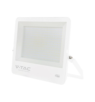 300W V-Tac LED lyskaster - 135lm/W, IP65, CREE Chip, hvitt hus, 6 års garanti
