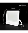 300W LED lyskaster - 135lm/W, IP65, hvitt hus, 6 års garanti, CREE Chip
