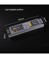 120W / 24V DC Slim strømforsyning for LED-striper - 5A, IP20
