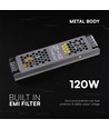 120W / 24V DC Slim strømforsyning til LED-strips - 5A, IP20 innendørs