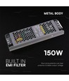 150W / 24V DC strømforsyning for LED-striper - 6,25A, IP20, Slim
