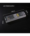 250W / 24V DC strømforsyning for LED-striper - 10,5A, IP20, Slim