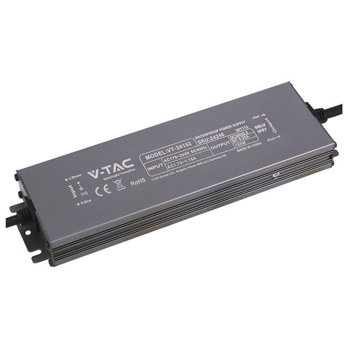 150W / 24V DC strømforsyning til LED-strips - 6.25A, IP67 vanntett
