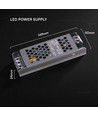 60W / 12V DC Slim strømforsyning for LED-striper - 5A, IP20