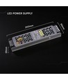 120W / 12V DC strømforsyning for LED-striper - 10A, IP20, Slim