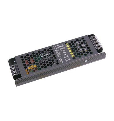 150W / 12V DC strømforsyning for LED-striper - 12,5A, IP20, Slim