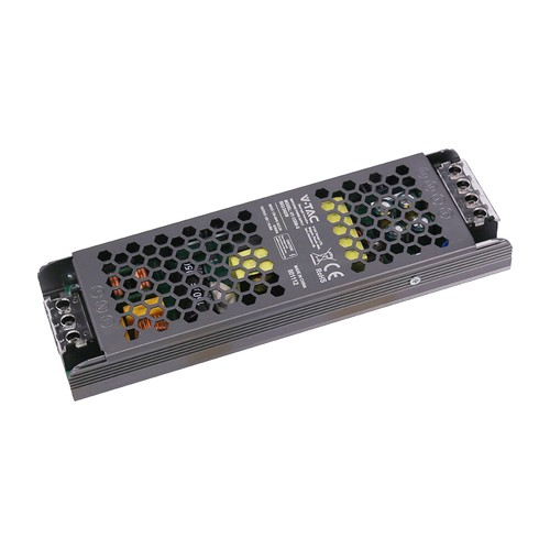 200W / 12V DC strømforsyning til LED-strips - 16.5A, IP20, Slim design