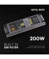 200W / 12V DC strømforsyning for LED-striper - 16,5A, IP20, Slim