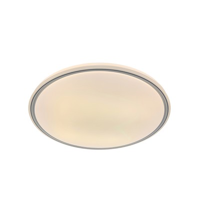 V-Tac 30W/60W/30W LED taklampe med fjernkontroll - 3-i-1 CCT, dimbar, grå ring, inkl. lyskilde