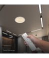 V-Tac 30W/60W/30W LED taklampe med fjernkontroll - 3-i-1 CCT, dimbar, grå ring, inkl. lyskilde