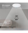V-Tac 18W LED-sensorlampe med CREE - 5-i-1 CCT, IP65, 6 års garanti
