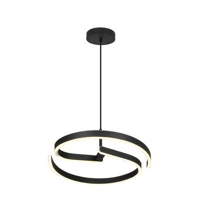 25W LED designerpendel - Ø40cm, Sandy Black, 4000K, dekorativ taklampe