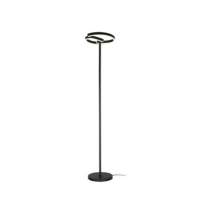 25W LED designer gulvlampe - Ø30 x 142cm, mattsort, 4000K