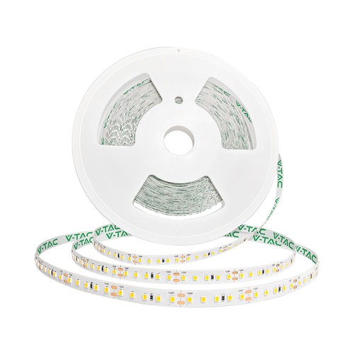 V-Tac 20m 8W/m Ultra Long LED-stripe - 24V, IP20, 3000K