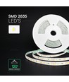 V-Tac 20m 8W/m Ultra Long LED-stripe - 24V, IP20, 3000K