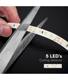 20m 8W/m LED-stripe, 24V - IP20, 6500K, Ultra Long