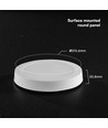 V-Tac 18W Ø22,5cm BACKLIT påbygd panel - 3-i-1 CCT, CREE, 6 års garanti