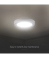 V-Tac 18W Ø22,5cm BACKLIT påbygd panel - 3-i-1 CCT, CREE, 6 års garanti