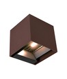 V-Tac 9W Solara vegglampe med sensor, CCT - IP65, PIR-sensor, Corten-farge, solcelle, 3 lysfarger