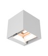 V-Tac 9W Solara vegglampe med sensor - IP65, hvit, 3-i-1 CCT, solcelle