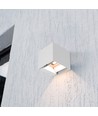 V-Tac 9W Solara vegglampe med sensor - IP65, hvit, 3-i-1 CCT, solcelle