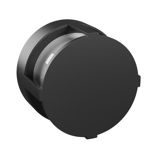 10W Rund CCT vegglampe - IP65, sort, 360°, 3-i-1 CCT