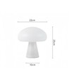 Oppladbar LED bordlampe - Gull, berøringsdimbar, CCT, IP20