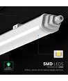 150cm 48W vanntett komplett LED-armatur - 120lm/W, IP65, 4000K, 6 års garanti