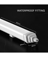 60cm 18W vanntett komplett LED-armatur - IP65, 4000K, CREE, 6 års garanti