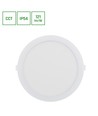 24W Dure 3 LED taklampe - CCT, IP54, Ø22,5cm, hvit, 110° lysvinkel