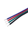 5m 1,2mm² RGB-kabel - 4-leder (16AWG), 12V-24V til LED-strip