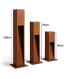 Corten hagelampe - 100 cm, 12W, IP65 utendørs, inkl. lyskilde
