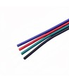 10m RGB Kabel - 4x0,35mm², 12-24V, til LED-strip