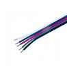 10m RGBW Kabel - 5x0,35mm², 12V-24V, til LED-strip