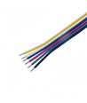 5m RGB+CCT-kabel til LED-strip - 6 × 0,35 mm², 12/24V