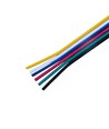 20m 1,2mm² RGBCCT kabel - 6-leder (16AWG), 12V-24V til LED-strip